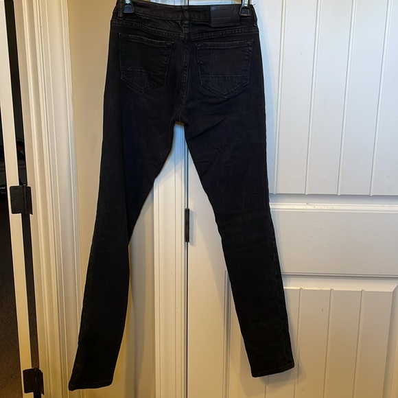 AllSaints Black Womens Pipe Skinny - Picture 3 of 5